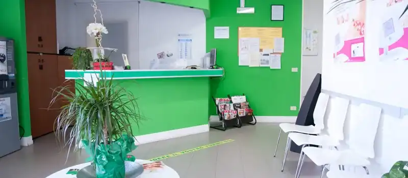 Ambiente accogliente del centro Kinesan